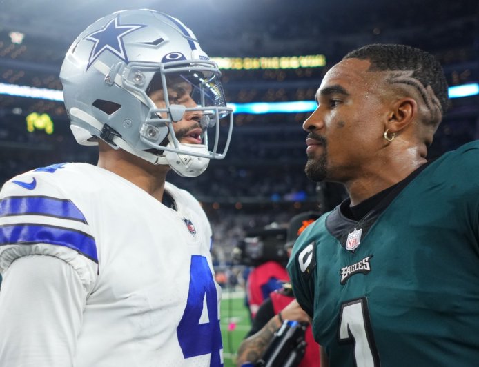 &#8216;Our turn&#8217; &#8211; Dak Prescott&#8217;s comments on beating Eagles and winning Super Bowl could come back to haunt him
