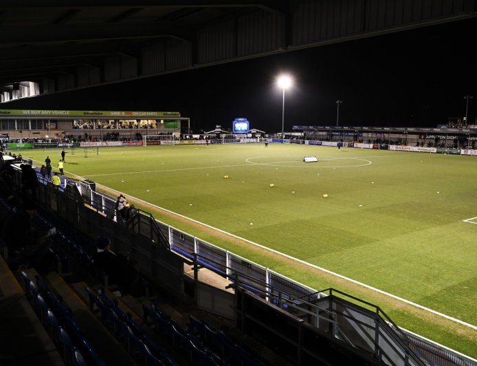 National League club share update on player rushed to hospital after sickening collision in abandoned match