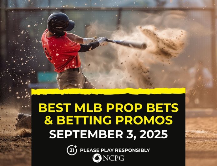 MLB prop bets today [September 3, 2025]