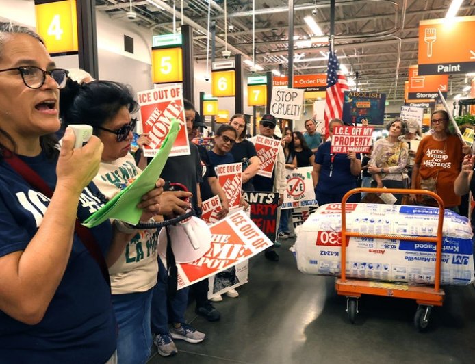 Two more LA city council Democrats oppose new Home Depot over Trump ICE raids