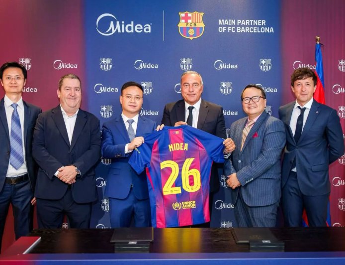 上半年海外营收破千亿，美的与巴萨足球队达成合作加速出海