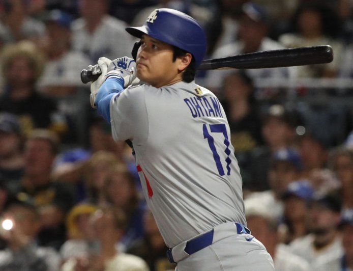 大谷翔平帶病奮戰敲雙安　道奇得點圈熄火0：3遭完封