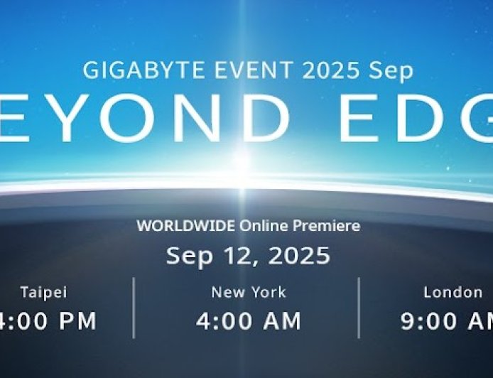技嘉预告 9 月 12 日新一期 GIGABYTE EVENT 活动，主题 "Beyond Edge"