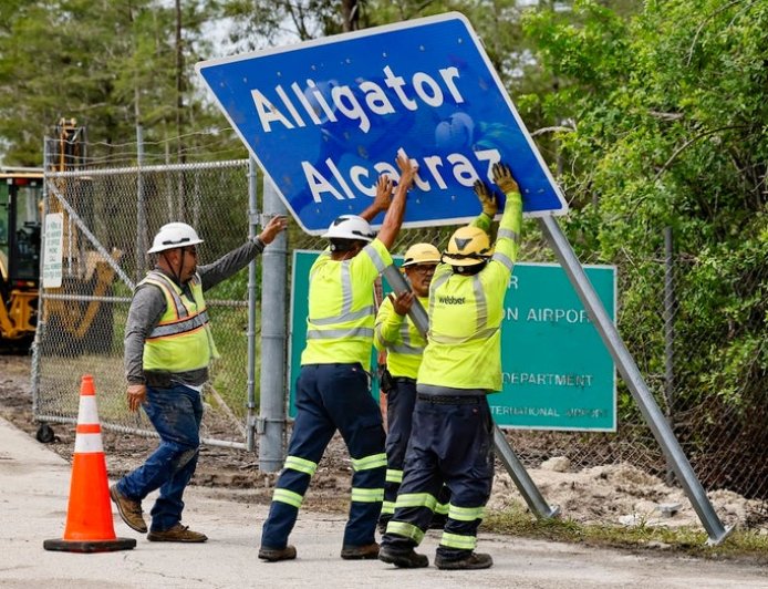 Operations at 'Alligator Alcatraz' back on after appeals court halts judge's order