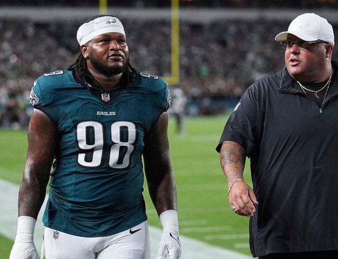 NFL world furious after Eagles' Jalen Carter gets ejected for spitting on Cowboys star