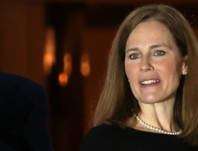 Justice Barrett defends Jackson jabs as ‘warranted’ in rare public appearance