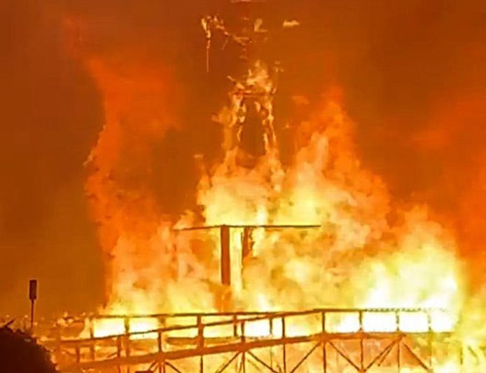 Other strange events reportedly happen at Burning Man as police hunt a killer