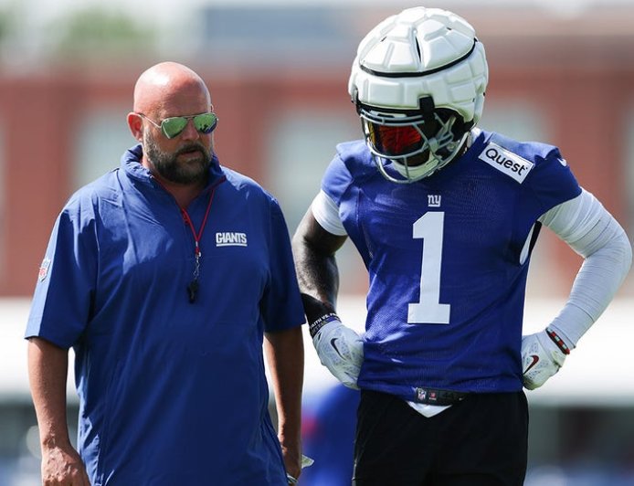 Malik Nabers, Brian Daboll clash during Giants' disappointing season opener against Commanders