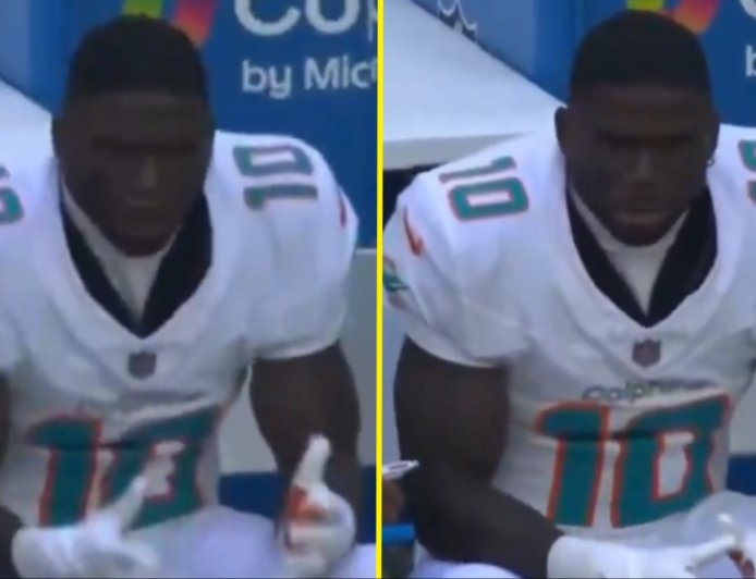 &#8216;Demand a trade&#8217; &#8211; Tyreek Hill&#8217;s latest show of frustration has Kansas City Chiefs fans all saying the same thing