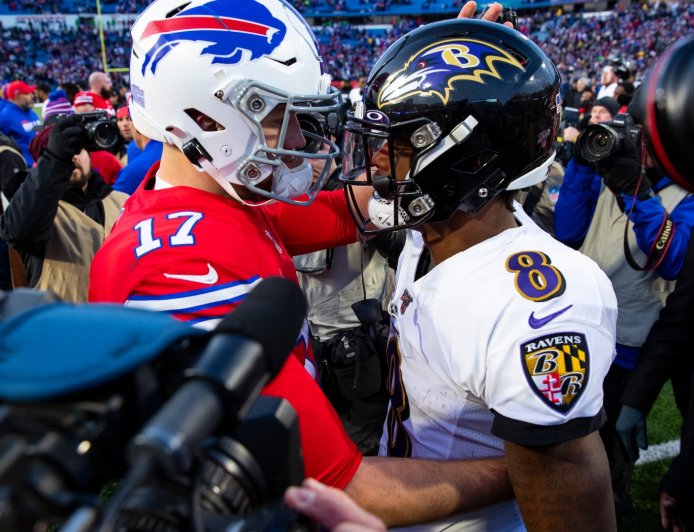 Lamar Jackson and Josh Allen meet on Sunday Night Football chasing a Super Bowl victory to underline legacy