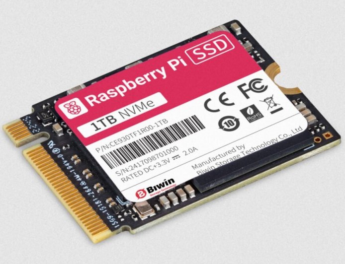 树莓派推出 1TB 款 Raspberry Pi SSD：70 美元，随机读取较小容量提升