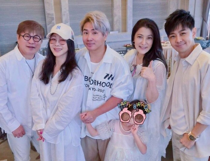 陳美鳳同框胡瓜、林志穎！參加歐漢聲女兒生日趴「穿全白」踩七月禁忌