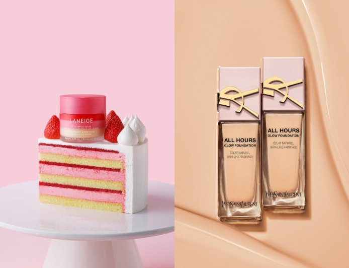 美周記／YSL最新粉底露讓肌膚自帶光、LANEIGE把草莓蛋糕變成唇膜了