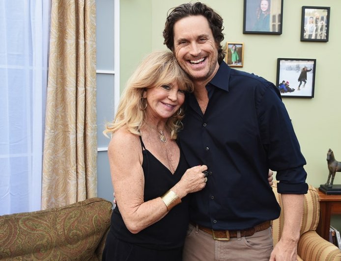 Goldie Hawn posts swimsuit photo with son Oliver Hudson for his birthday celebration