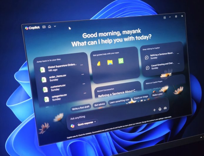 微软 Win11 版 Copilot 应用新增“主页”:新入口可分析文件、指导用户使用软件