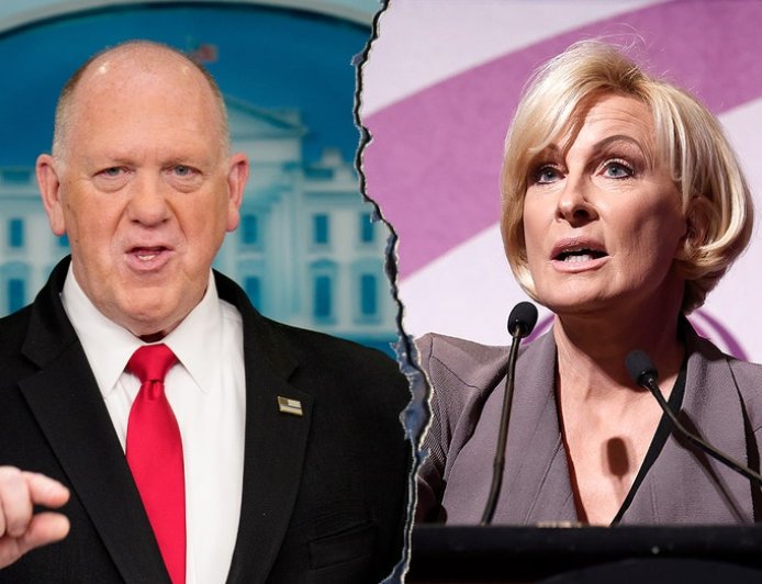 Tom Homan calls out 'Morning Joe' host for accusing ICE agents of disappearing people