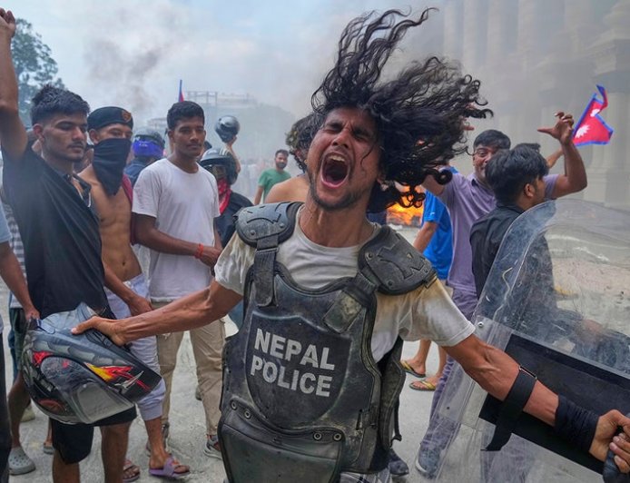 Violent Gen Z protests spiral with at least 19 killed in Nepal; video shows parliament building ablaze