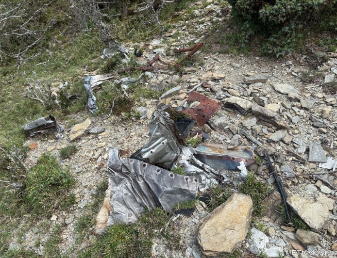 美軍機墜落中央山脈釀51死　80年後「零件散落」現場畫面曝