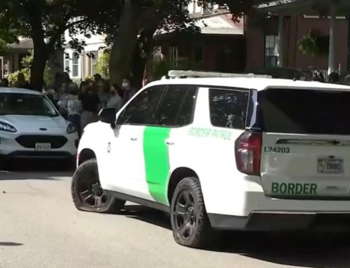 Federal agents forced to retreat on slashed tires after immigration raid confrontation in sanctuary city