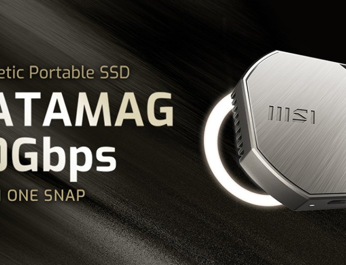 微星推出 USB4 磁吸移动固态硬盘 DATAMAG 40Gbps,至高 4TB 容量