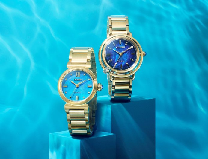 CITIZEN海洋色女錶點綴鑽石泡泡　光動能設計喚起保育心