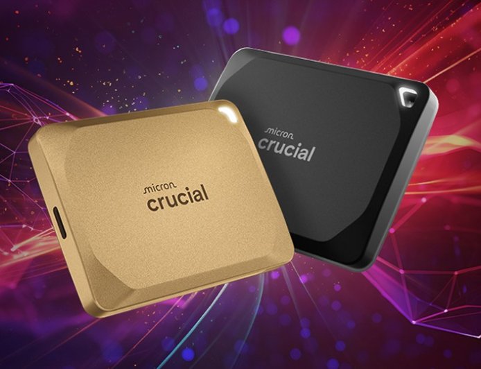 金色外观,英睿达 X10 Pro 移动固态硬盘迎来新变体
