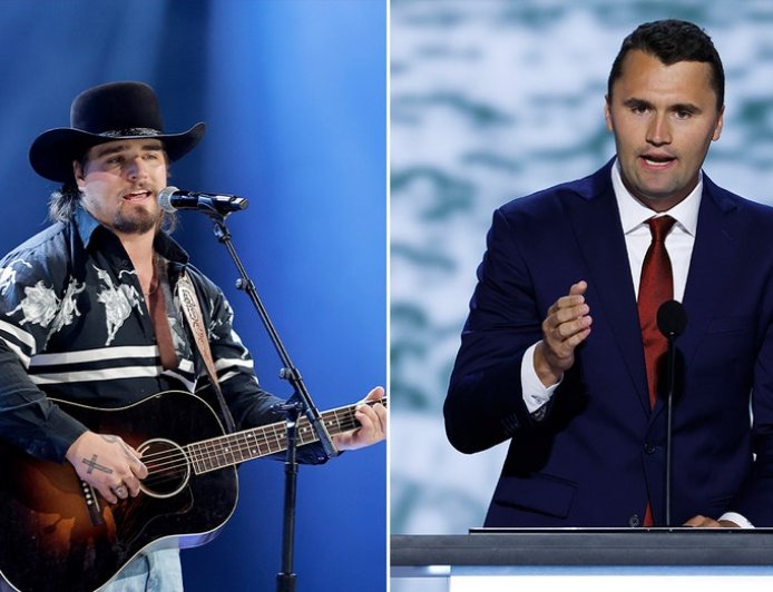 Country singer Gavin Adcock rallies fans with ‘Charlie Kirk’ chant, says he'll 'make an impact for centuries'