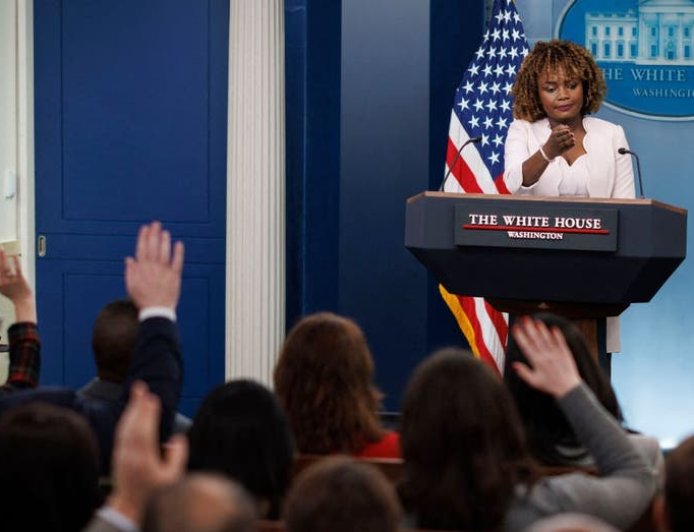 Karine Jean-Pierre says Biden health talking points were tightly controlled at senior level