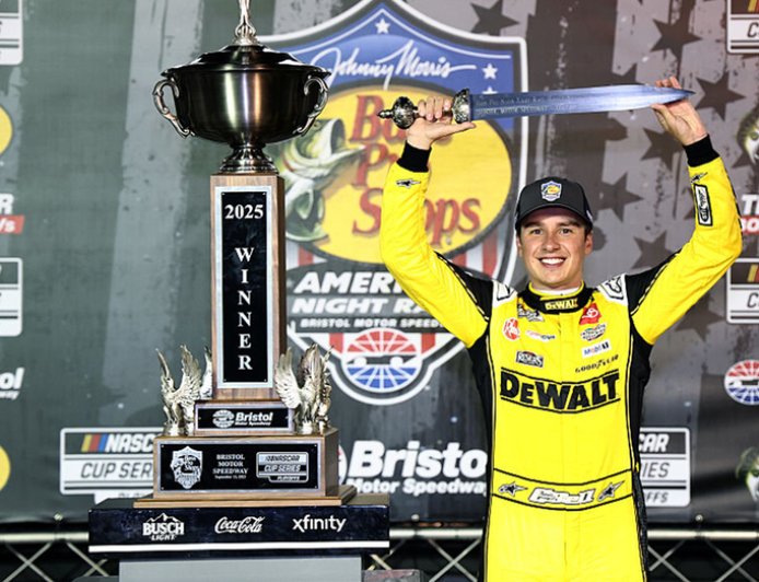 NASCAR driver dedicates victory in Bristol to Charlie Kirk: 'This one's for Charlie'