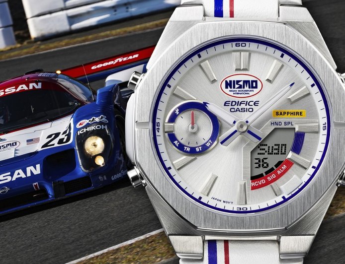 CASIO聯手Nissan造拉風錶　冠軍賽車元素入設計