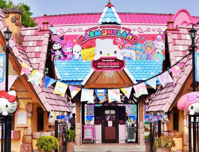日本最大Hello Kitty主題樂園！夢幻城堡體驗療癒角色互動
