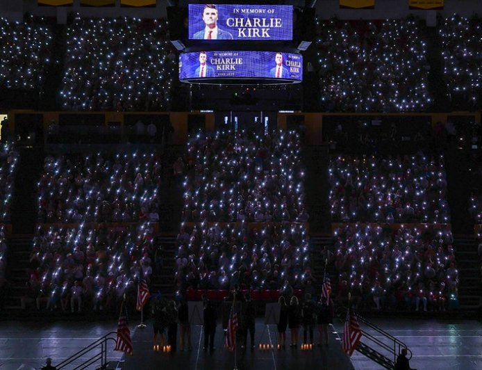 Charlie Kirk vigils held at universities across America following assassination of conservative activist