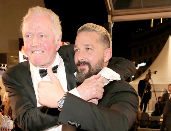 Shia LaBeouf discusses making 'amends' with pro-Trump, conservative co-star Jon Voight