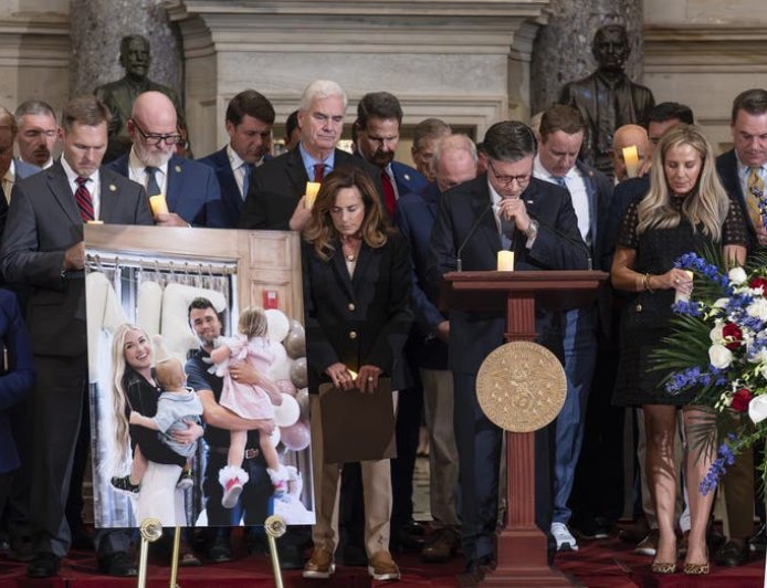 House Republicans honor Charlie Kirk while Dem leaders skip Capitol prayer vigil