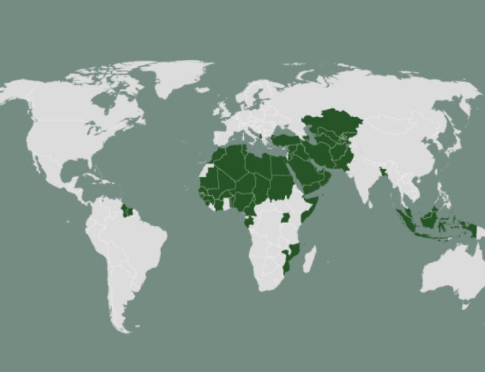 伊斯兰合作组织的57个成员国是哪些？