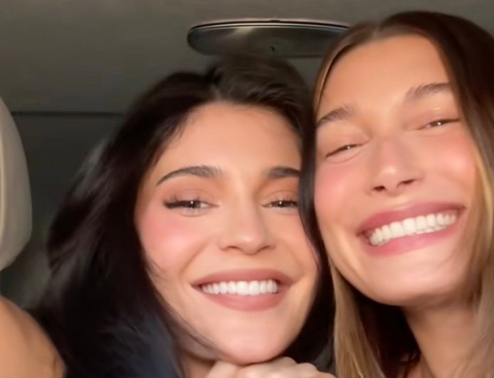 Kylie Jenner and Hailey Bieber Swap Beauty Products: BFFs 'Who Lip Combo'