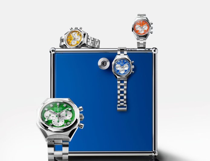 ZENITH聯名瑞士家具推亮色限量錶　附贈錶櫃超美