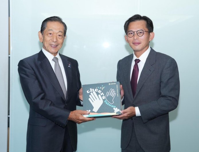 日台交流協會會長隅修三拜會民眾黨　黃國昌：強化合作值得期待