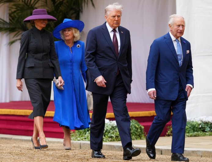 特朗普对英国的第二次国事访问将同时得到皇家礼仪与抗议活动的迎接