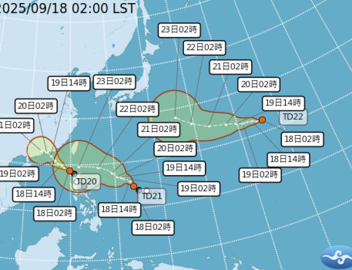 1天內將3颱共舞!天氣粉專:颱風搶名大賽正式開啟