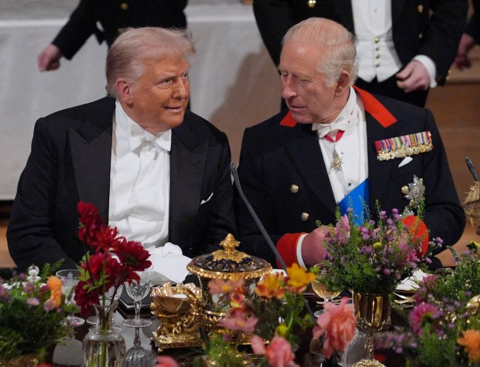 英王室國宴款待川普！查爾斯讚「情誼深厚」　奢華排場迎美國投資