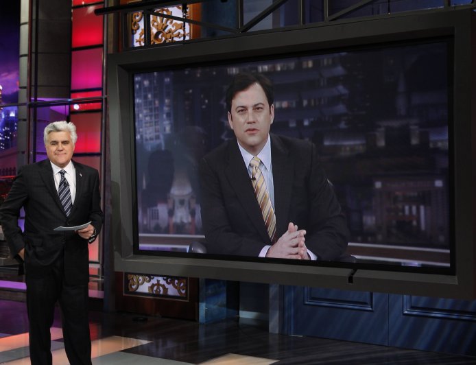 Jay Leno Supports Jimmy Kimmel Years After Feud: ‘I’m for Free Speech’