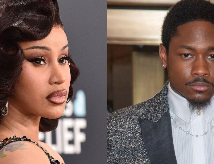 Cardi B's BF Stefon Diggs Seen With Baby Carrier & Mystery Woman Four Months Before Pregnancy Announcement