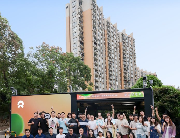 蔚来第 3500 座换电站宣布上线，累计建成超 8200 座充换电站