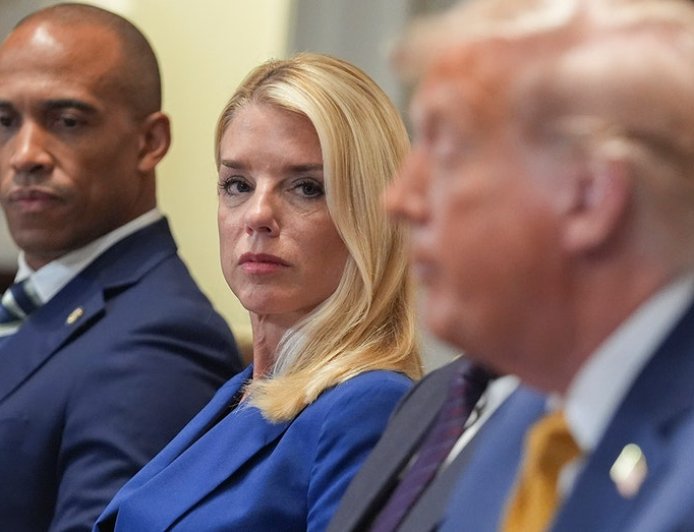 Trump hounds Bondi to prosecute adversaries in now-deleted social media post: 'They're all guilty as hell'