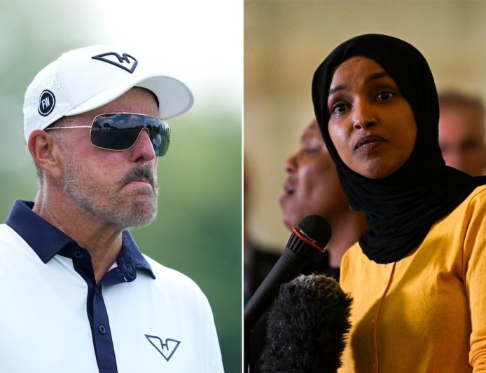 Phil Mickelson condemns Rep. Ilhan Omar for Charlie Kirk insults: 'hopefully she'll be sent back to Somalia'