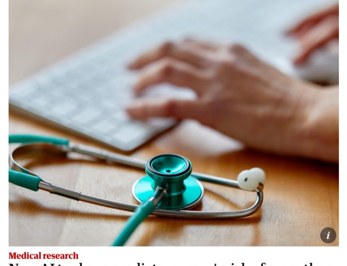 德国癌症研究中心等机构开发新型 AI 工具，可预测超 1000 种疾病风险