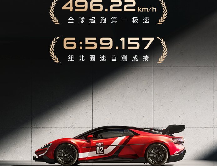 比亚迪仰望 U9 Xtreme 开放预订:全球限量 30 台,纽北赛道成绩 6:59.157