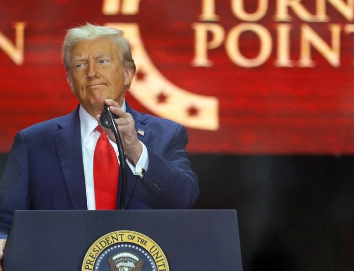 Trump honors Charlie Kirk's legacy and describes him as a 'martyr for American freedom'