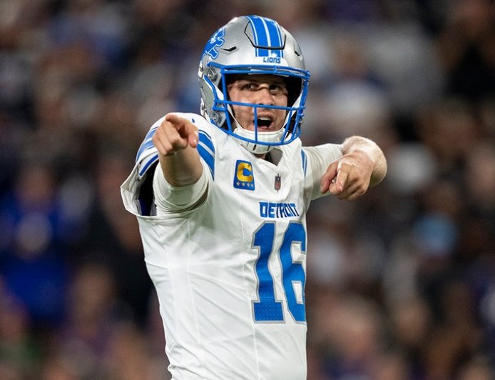 Lions sack Lamar Jackson 7 times while rushing for 225 yards in win over Ravens